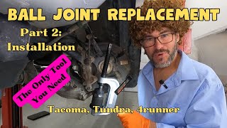 Toyota Tacoma lower ball joint replacement (reinstallation) by The Joy of Wrenching 7,853 views 5 months ago 16 minutes