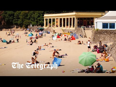 UK sizzles in heatwave ahead of temperatures potentially reaching 40C