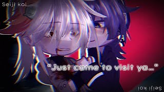 [🔪] “Just came to visit you!” // TW:blood // Ft.☂️🍁 // Gacha trend! //