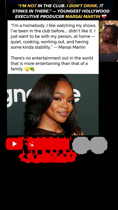 Marsai Martin’s SHOCKING Take on Clubbing at Her Age 🫢🔥
