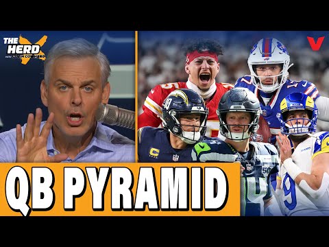 Colin Cowherd’s QB Pyramid: Seahawks' Sam Darnold BEST in NFL? + Stafford & Rams, Mahomes | THE HERD
