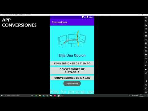 EXPLICACION DEL FUNCIONAMIENTO DE UNA APP CON LOGIN Y CONVERSIONES