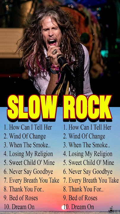 Slow Rock Nonstop Medley 70s 80s 💙 Best Slow Rock Ballads Of All Time || Bon Jovi, GnR, Led Zeppelin