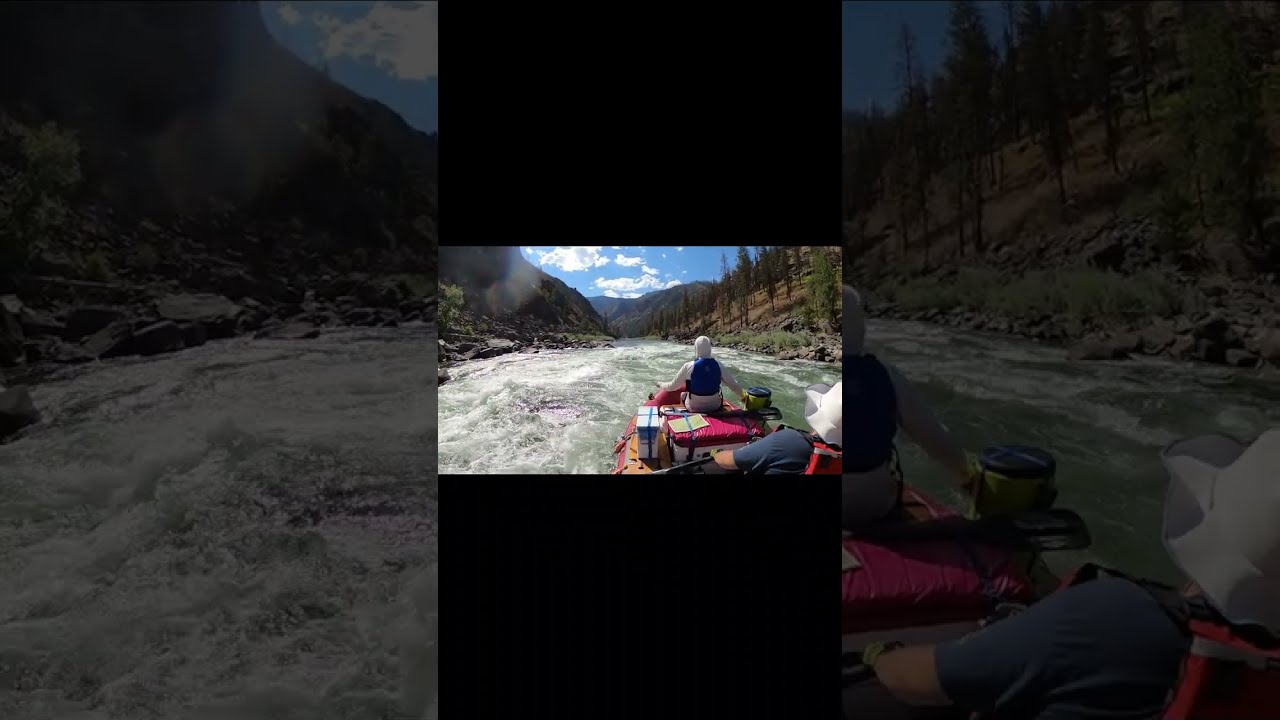  Wayoutwesoutdoors Bailey Rapid Hits Hard Wild Run On The Salmon River Mainsalmonriver Rafting