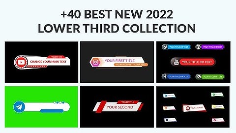 GREEN SCREEN LOWER THIRD MORE THAN 40 BEST NEW SEPTEMBER 2022 COLLECTION