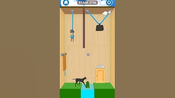 rescue cut rope puzzle stage 3736| rescue cut rope puzzle game for android and iOS #short