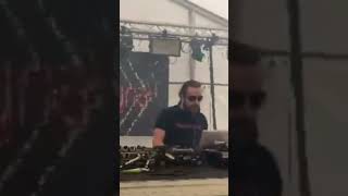 Playing my own track at a Trance festival! 😬