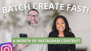 How to Batch Create Instagram Content (Step-by-Step Guide for Faster Posting)