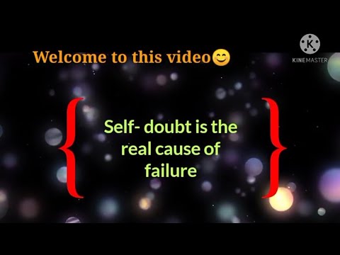 वीडियो: आत्म-संदेह का असली कारण