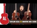 Taylor 522e VS Martin 000-15sm - 12-fret Mahogany Comparison