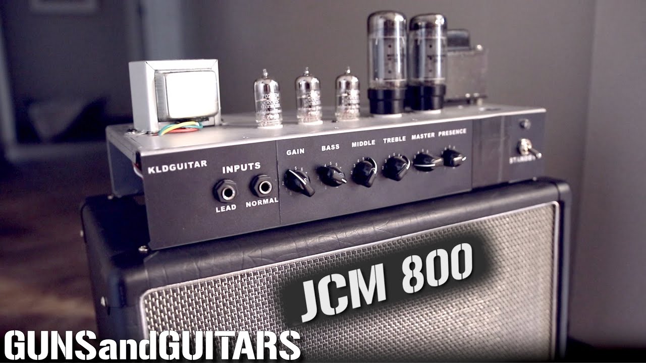 Build a MARSHALL JCM 800 for less than $300! (KLD JCM-PC DIY Tube amp kit  review + demo) - YouTube
