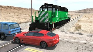 Train & Railway Crossing Accidents 1 - BeamNG Drive screenshot 1