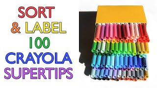 100 Count Crayola SuperTips Washable Markers: What's Inside the Box