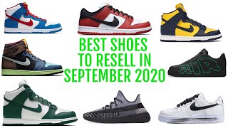 Most Hyped Sneaker Releases of September 2020 - Dunk Low Chicago  - Jordan 1 Biohack - Yeezy 350s