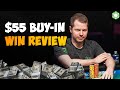 $55 Tournament Win Review - A Little Coffee with Jonathan Little