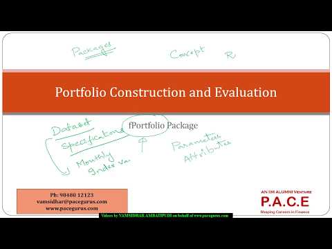 Portfolio Calculations using fPortfolio