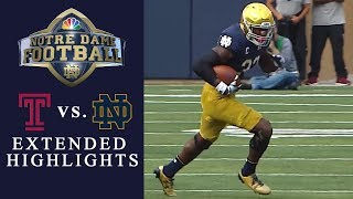 Temple vs. notre dame i extended highlights
