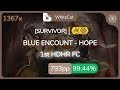 [8.26⭐] WhiteCat | BLUE ENCOUNT - HOPE [SURVIVOR] 1st +HDHR FC 99.44% {#1 793pp FC} - osu!