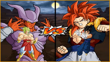 Dragon Ball Z BT3 - Super Janemba & LSSJ Broly VS SSJ4 Gogeta & Vegito [Request Match]