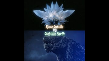 Space Godzilla VS Earth Godzilla