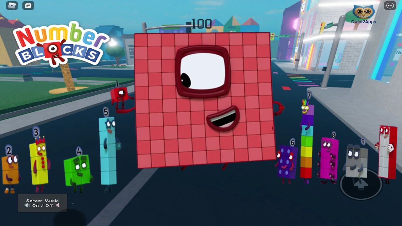 Let S Find Numberblocks 1 To 100 In Roblox Numberblocks Town Youtube - roblox numberblocks game