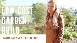 Turning a lawn into a garden bed inexpensively (and our alfalfa fertilizer recipe)