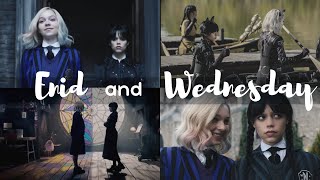 Enid and Wednesday Addams | Wednesday | Netflix