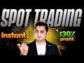 Crypto spot trading signal  ready for 130 instant profit  crypto notes