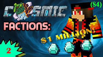 Minecraft Factions Journey (S4) - CosmicPvP #2 The Server Raised $1 Million Already!
