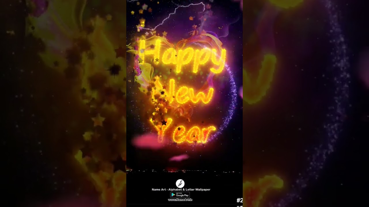 Happy New Year Love Status Wishing New Year And Diwali #Nameart #happynewyear #diwali
