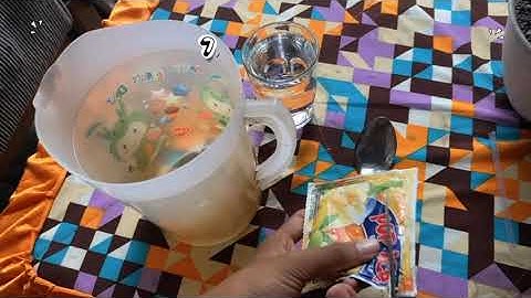 Langkah - langkah membuat "ES LUMUT" (Tugas BAHASA INDONESIA Teks prosedur)