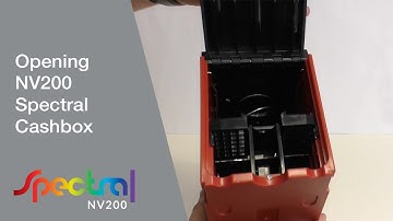 Opening NV200 Spectral Cashbox