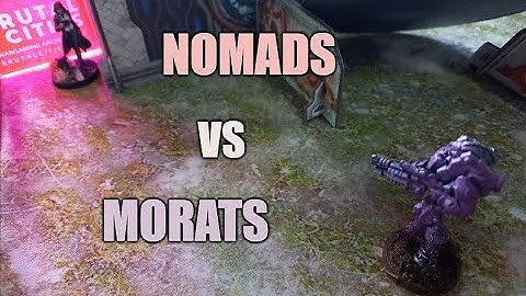 Infinity Battle Report - Nomads vs Morats (Decapitation)
