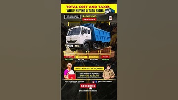 Tata Signa Truck Price Breakdown | Hidden Taxes & On-Road Cost Revealed! #shorts #truck