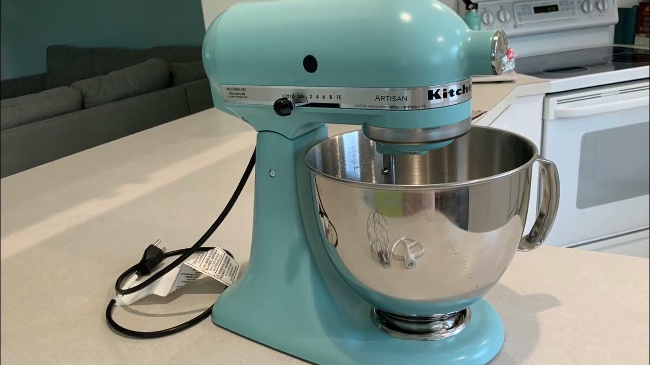 KitchenAid Artisan 5-Quart Tilt-Head Stand Mixer in Mineral Water Blue