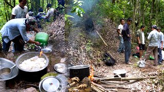 Food party in the jungle || Rural Nepal ||