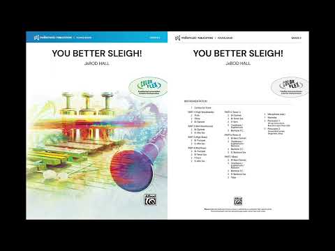 You Better Sleigh Colorflex By Jarod Hall Score Sound You Better Sleigh Colorflex By Jarod Hall Score Sound