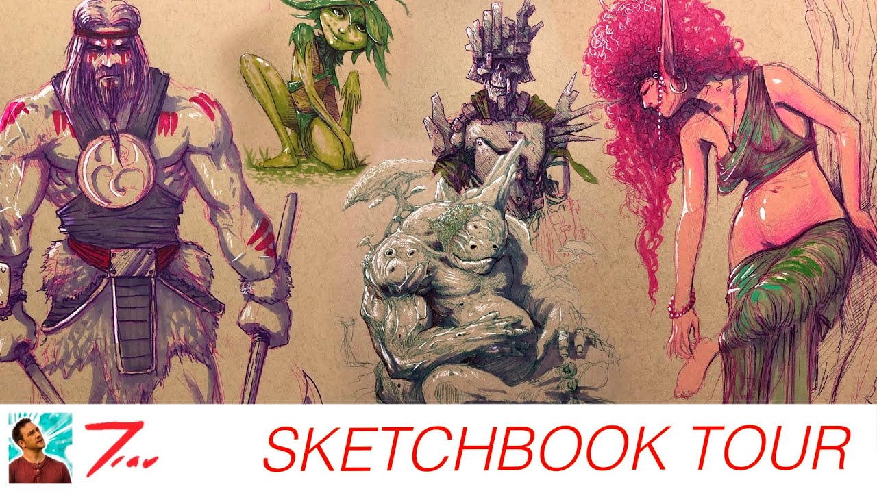 Sketchbook Tour Fantasy Art