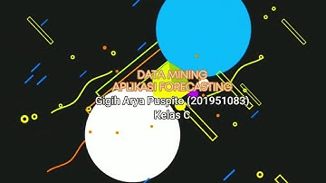 Aplikasi Sistem Forecasting | Peramalan Penjualan | Data Mining