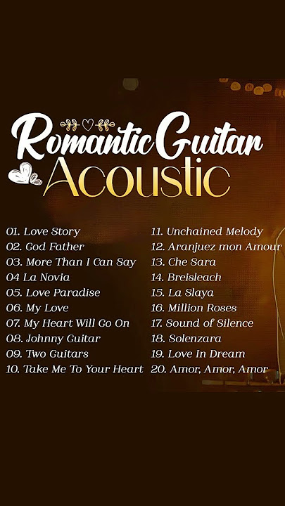 Top 100 Legendary Instrumental Guitar Love Songs Of All Time