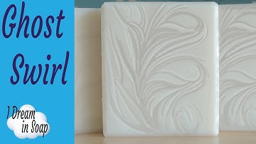 How to make a  GHOST SWIRL natural cold process soap making tutorial.