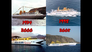 Historia del ferry Benchijigua de Fred Olsen Express