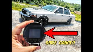 Every Crown Victoria Owner NEEDS This $35 Tool!! (OBD2 GAUGE)