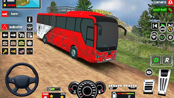 Bus Simulator 2025 | Real Public Transport Bus Offroad Driving Video Game | Android GamePlay
