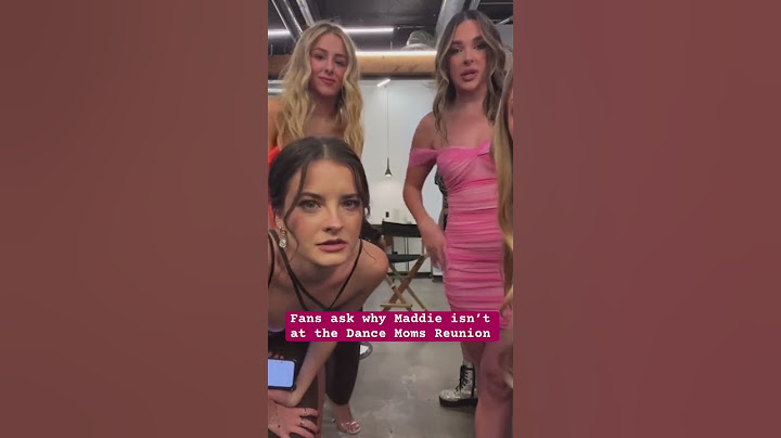 Fans ask why Maddie isn’t at the Dance Moms Reunion