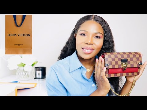 LOUIS VUITTON UNBOXING HAUL 2020, VAVIN CHAIN WALLET BLACK