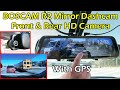 BOSCAM R2 Front & Rear Camera Rearview Mirror Dashcam REVIEW