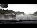 McLaren Supercars Driving Through Scotland On A Wild Wet Slippy Day !