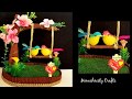 DIY bird on swing Showpiece | Valentine's day easy craft