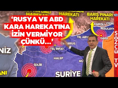 Türkiye Rusya Suriye Üçgeni! Fatih Portakal Harita Üzerinde Böyle Anlattı